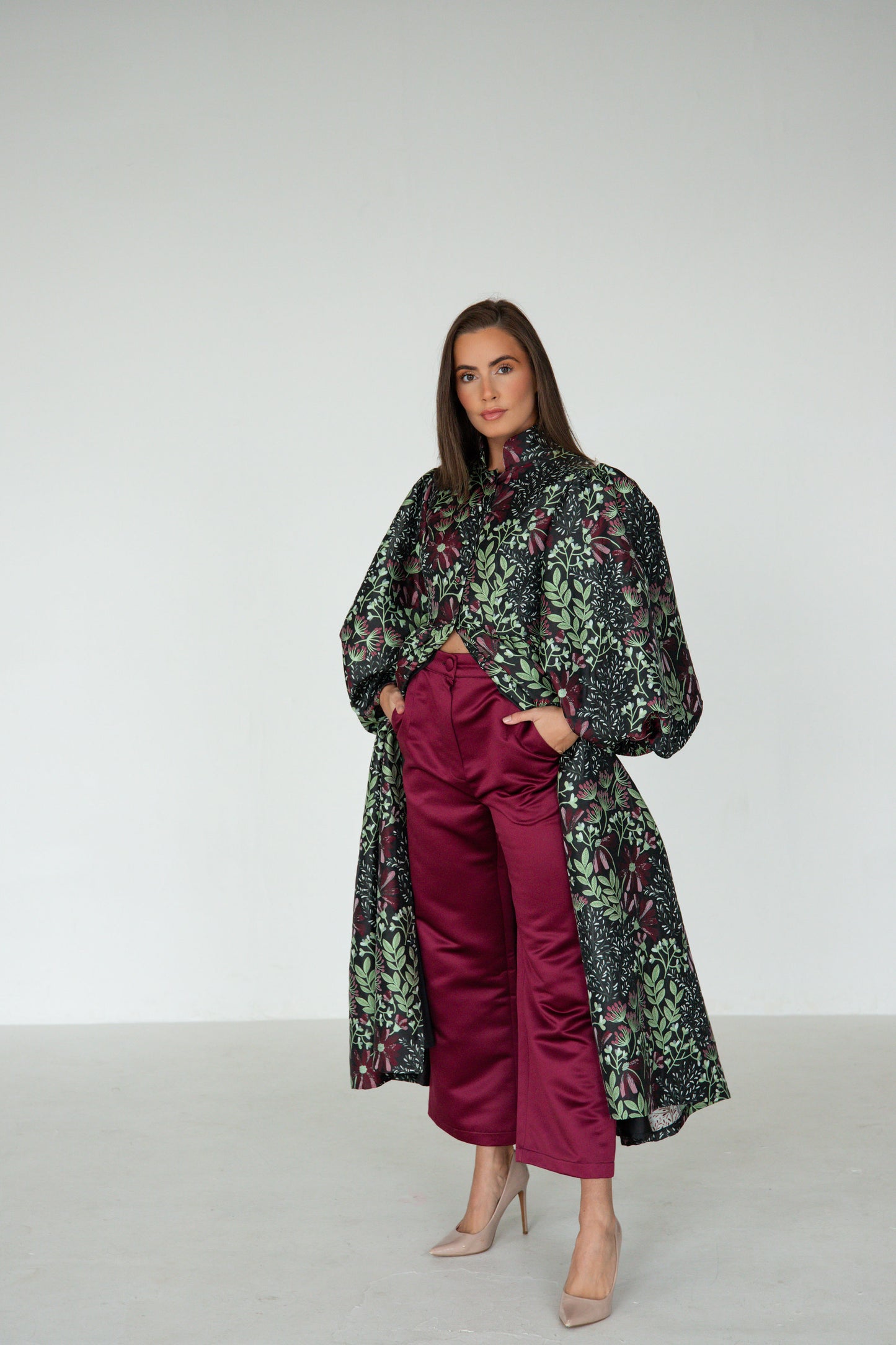 Maroon Culottes