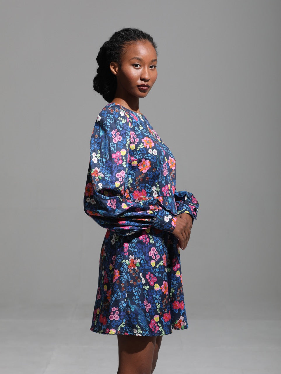 Peacock Mini Dress