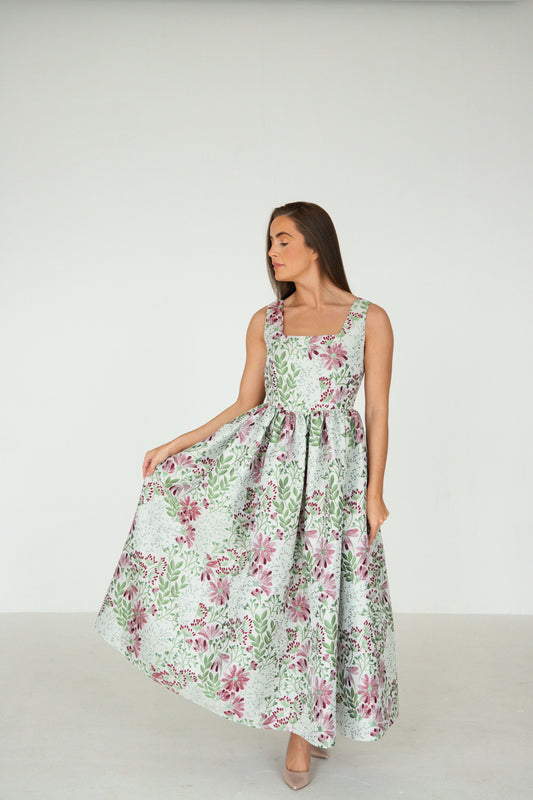 Jacquard Tulip Dress