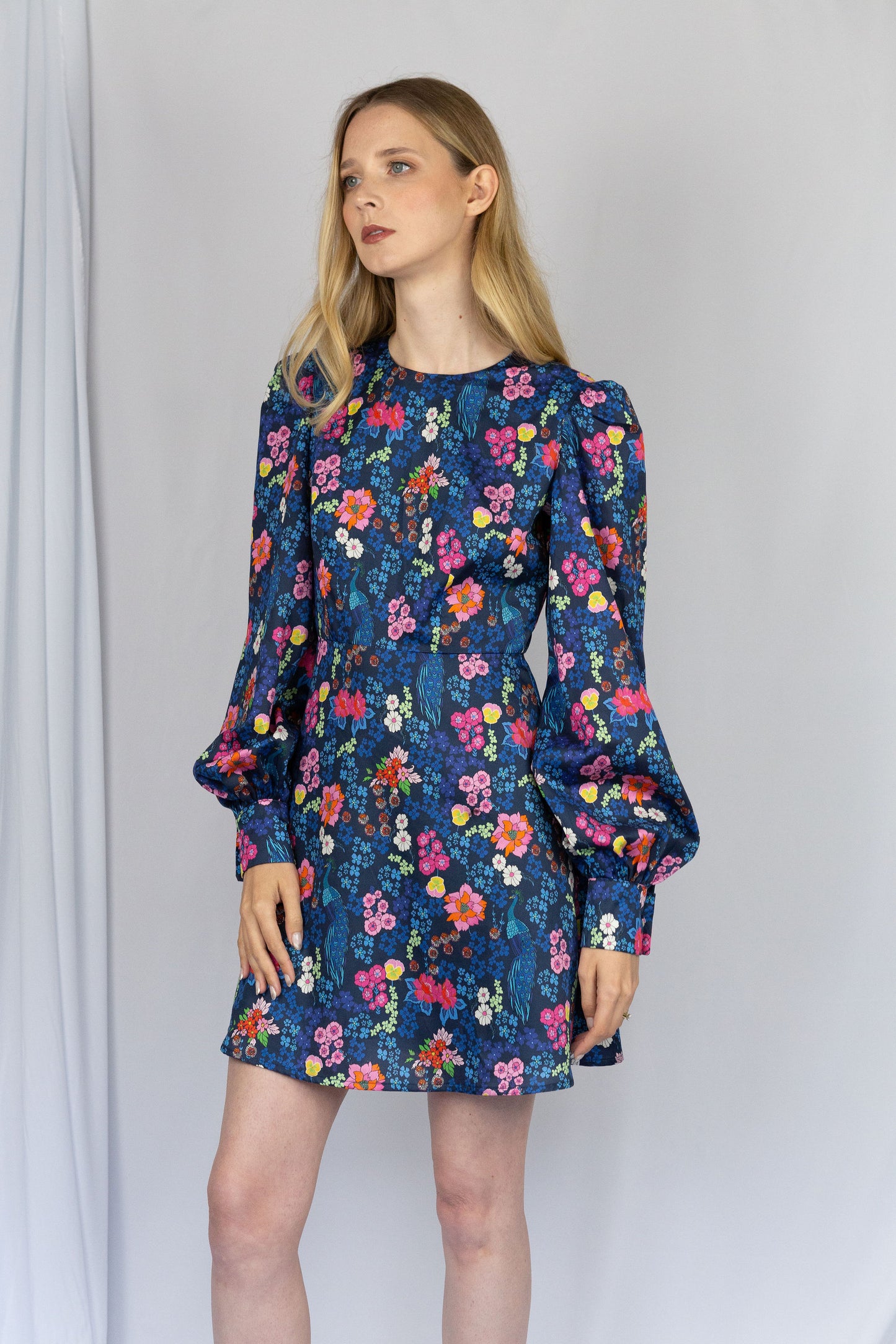 Peacock Mini Dress