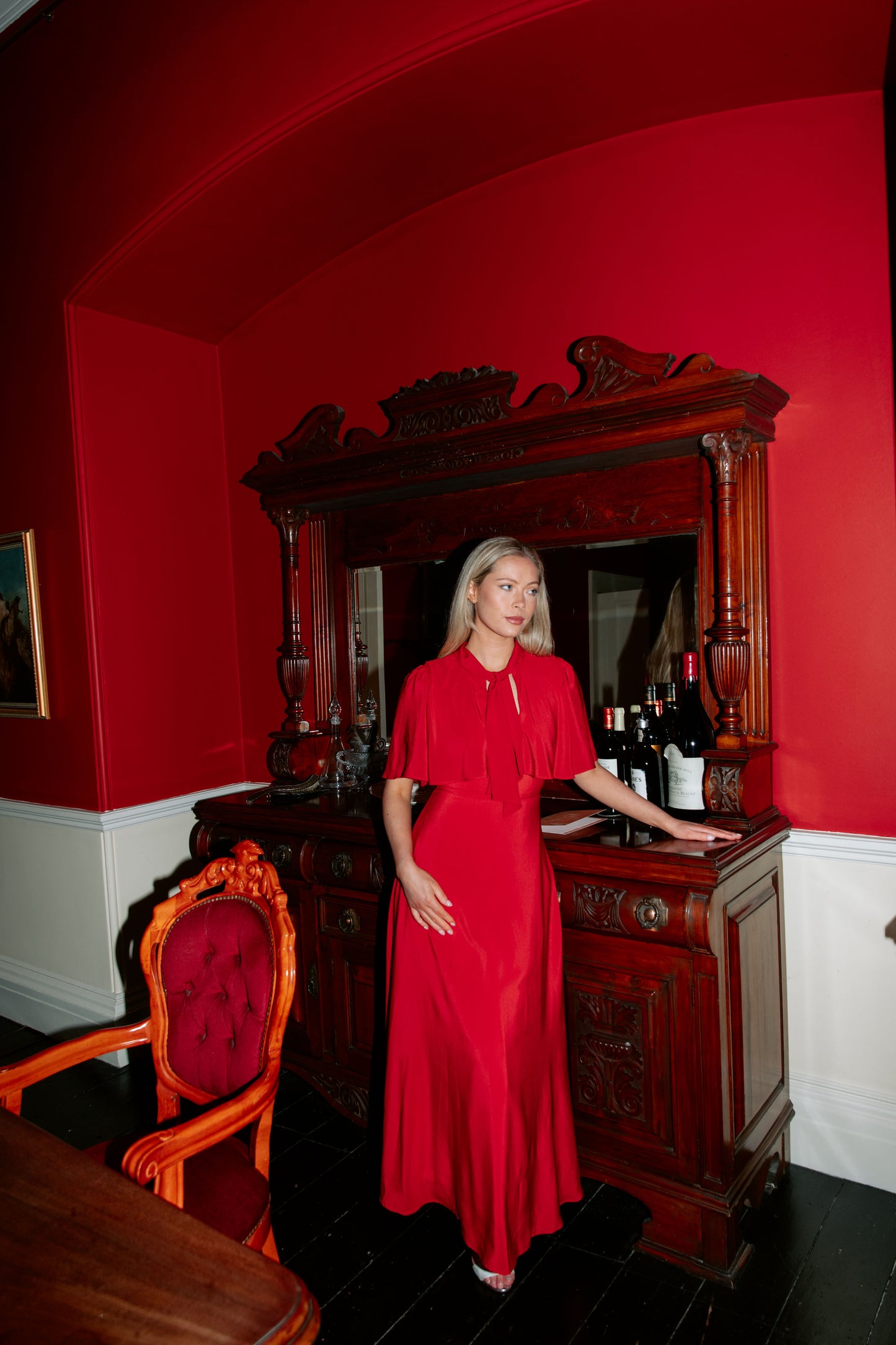 Ann Dress in Red