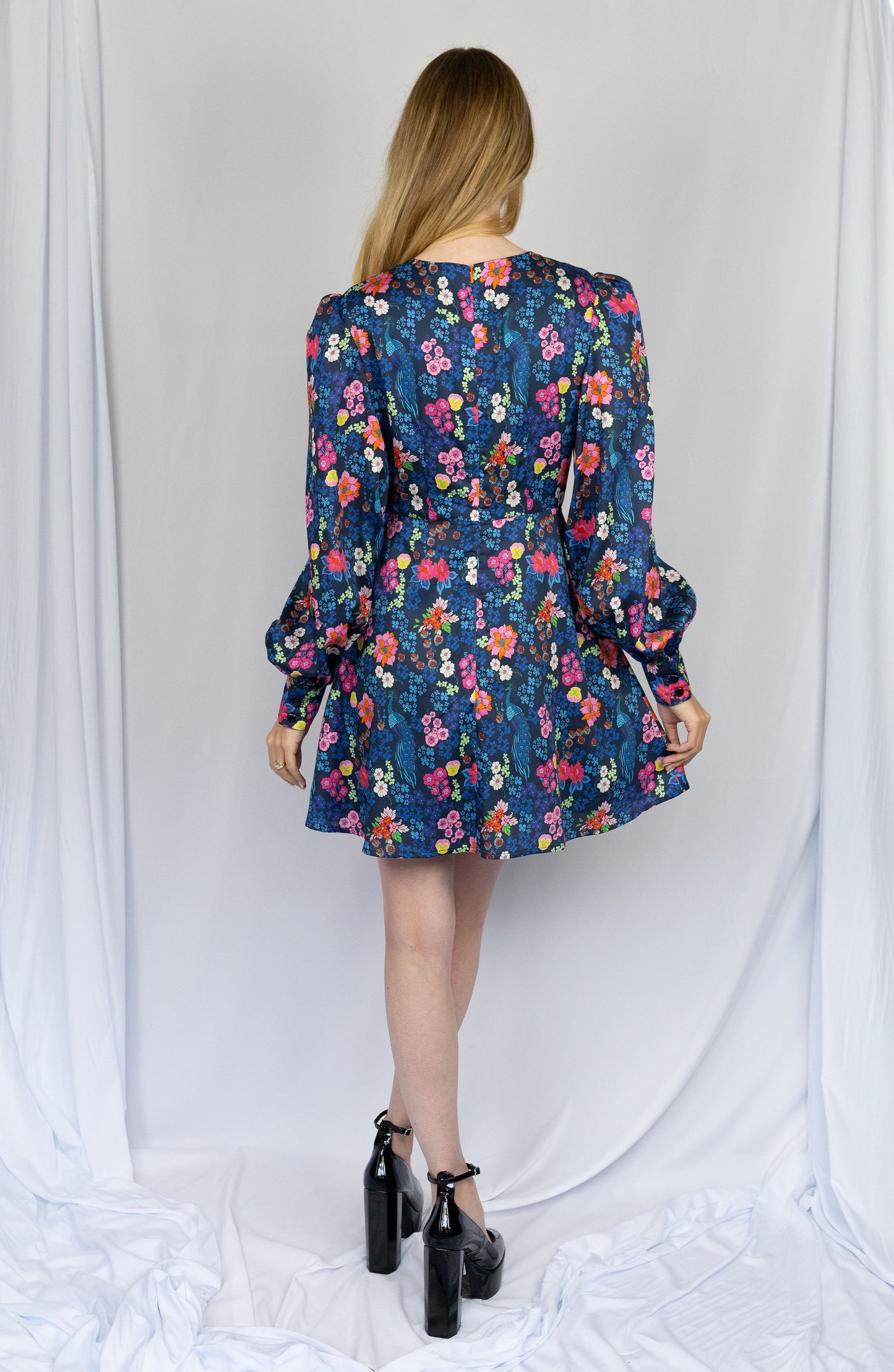 Peacock Mini Dress