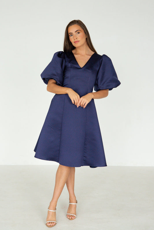 Amalfi Dress in Navy