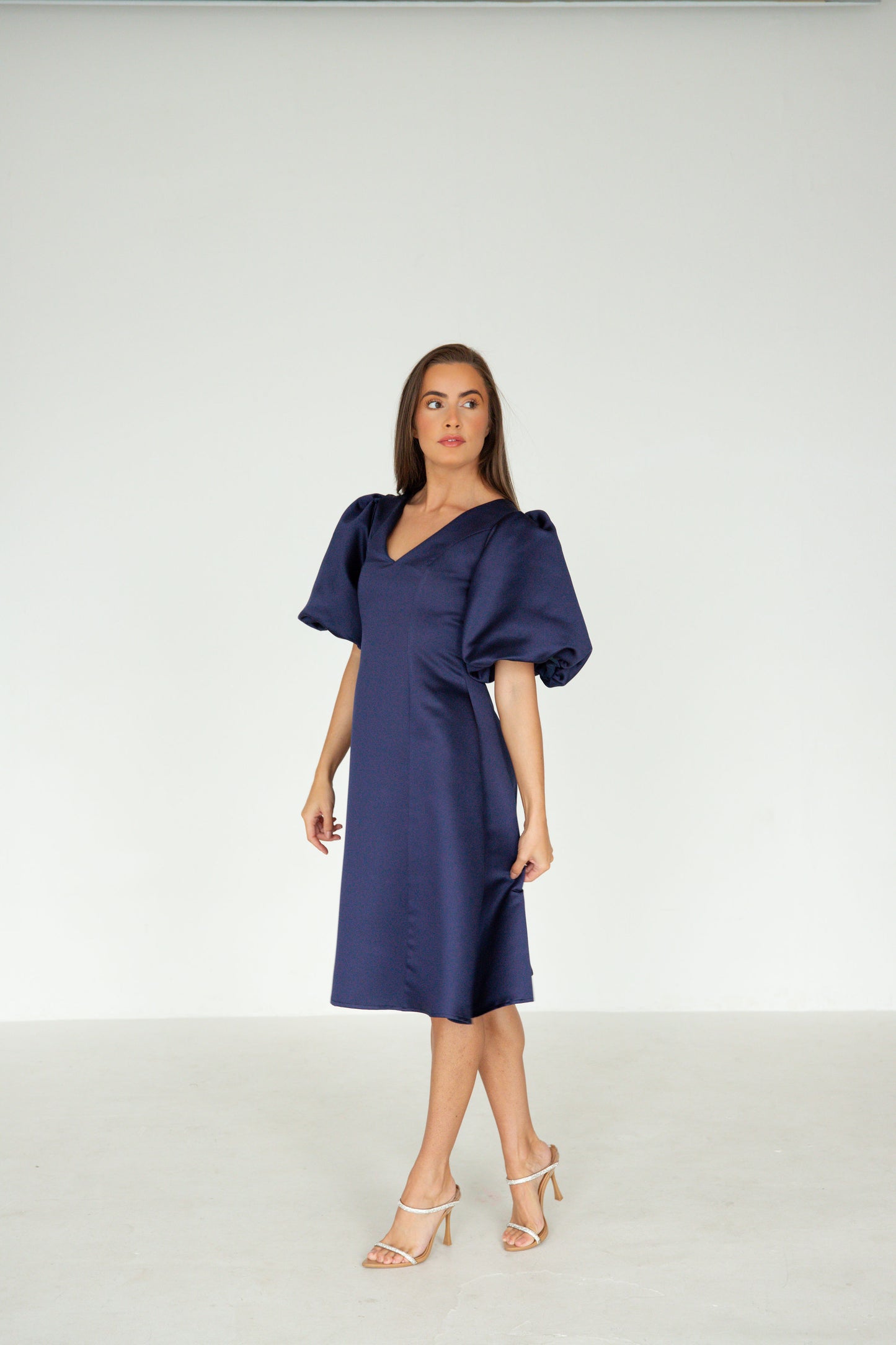 Amalfi Dress in Navy