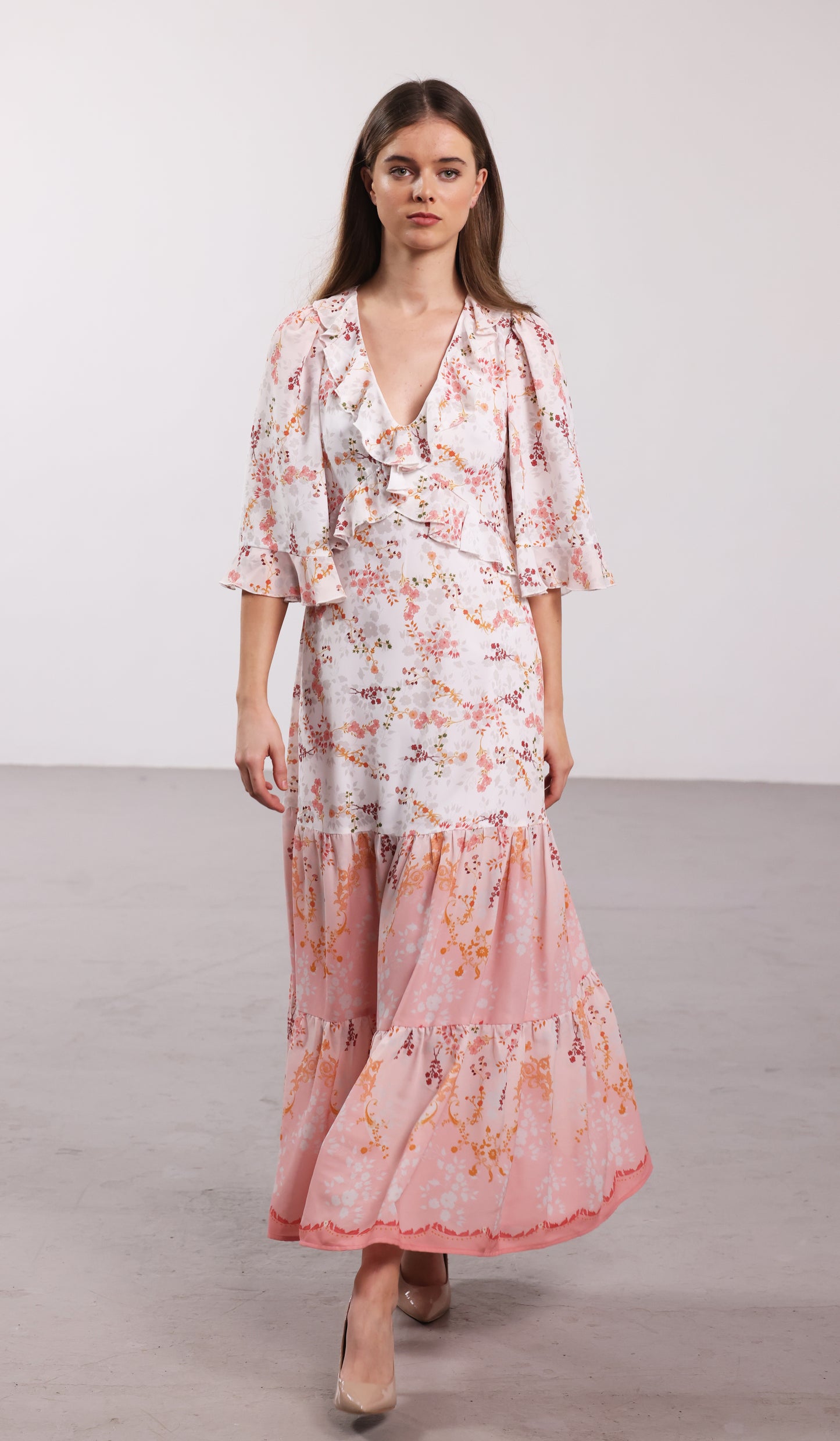 Petal Midi Dress
