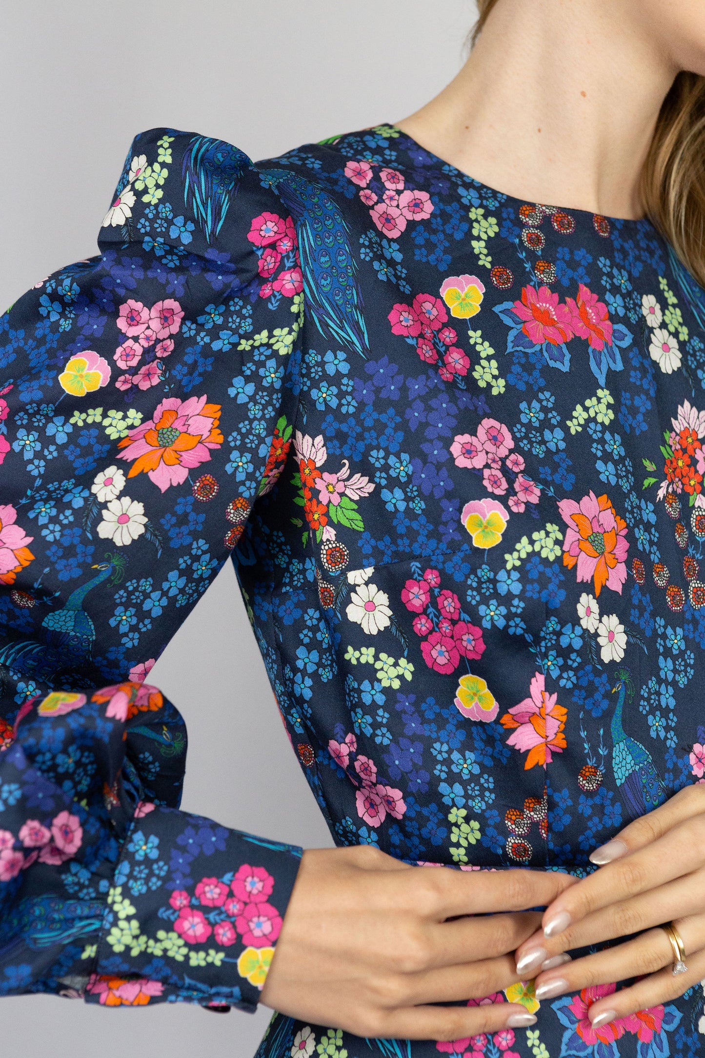 Peacock Mini Dress