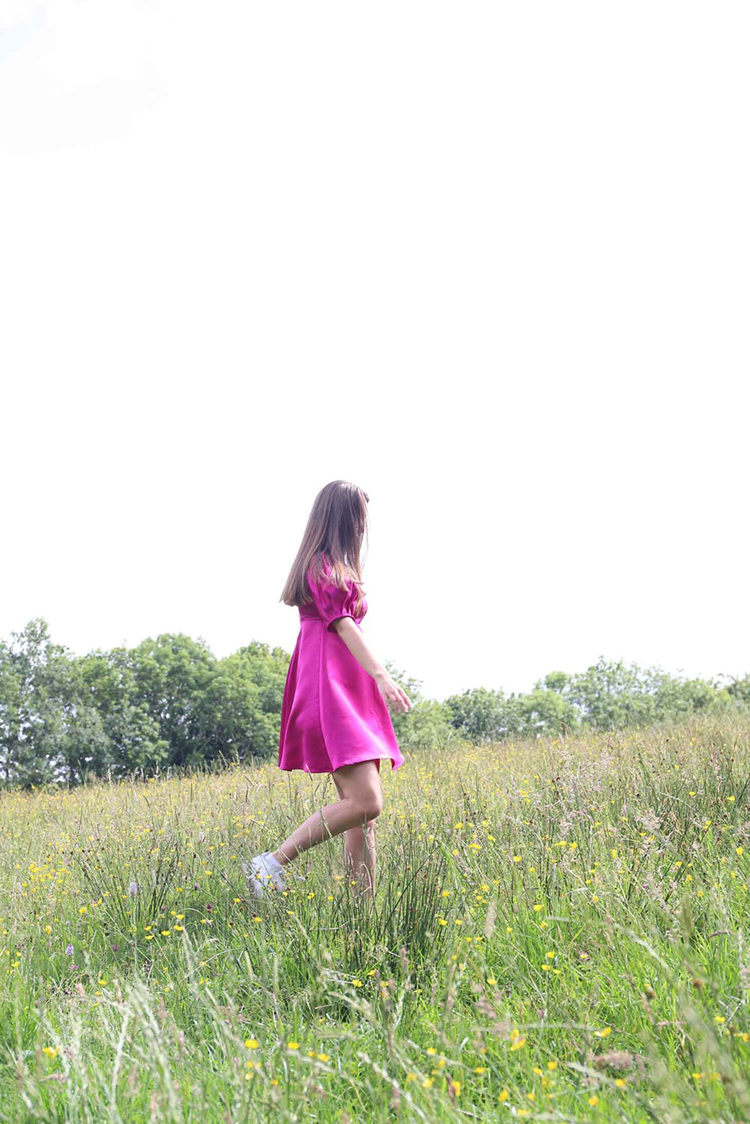 ladies fashion for all occasions. Pink satin dress