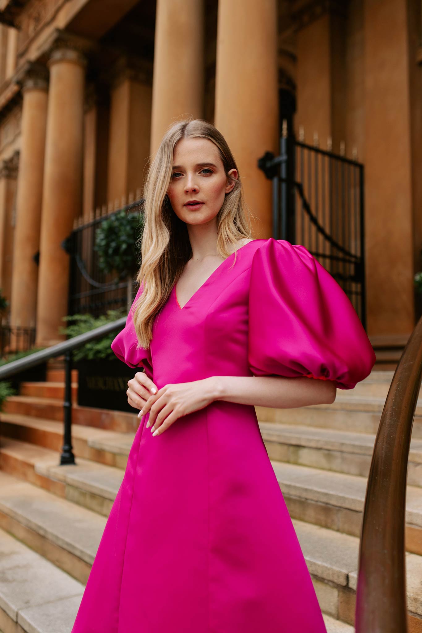 Amalfi in Pink Satin