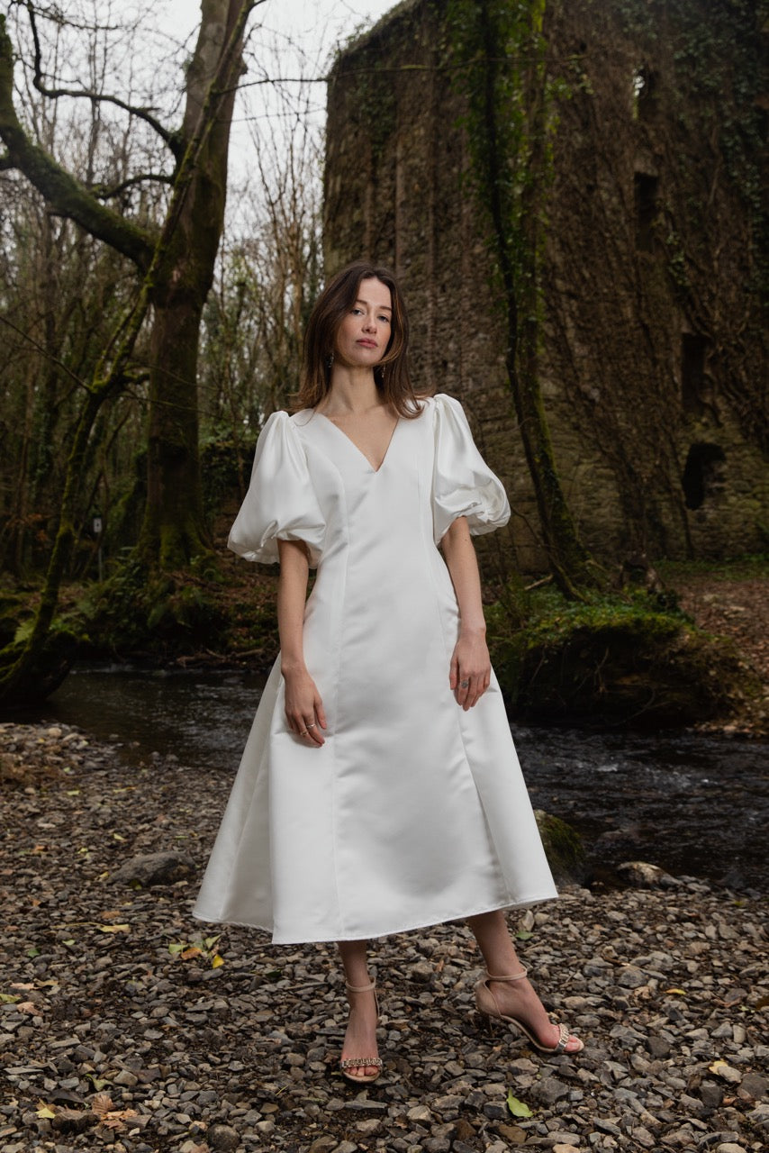 Snowdrop Satin Dress