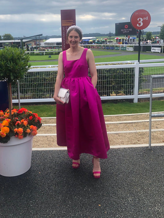 Pink Tulip Satin Dress