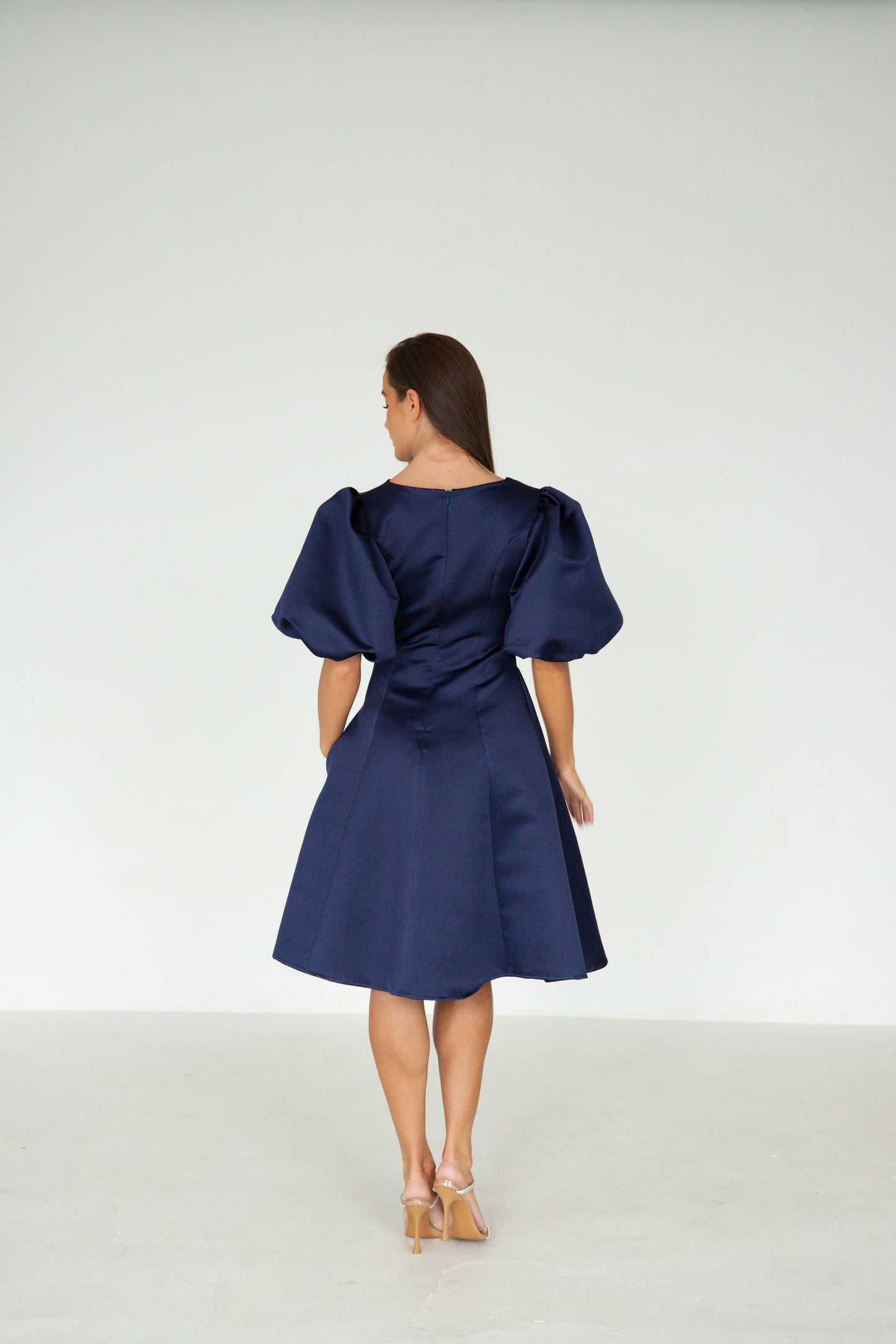 Amalfi Dress in Navy