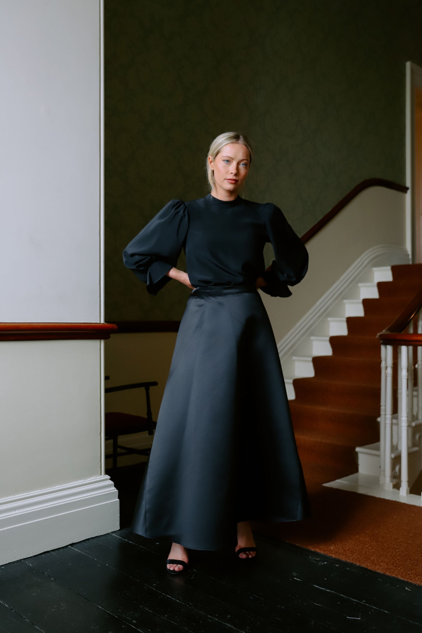Ann Blouse in Black
