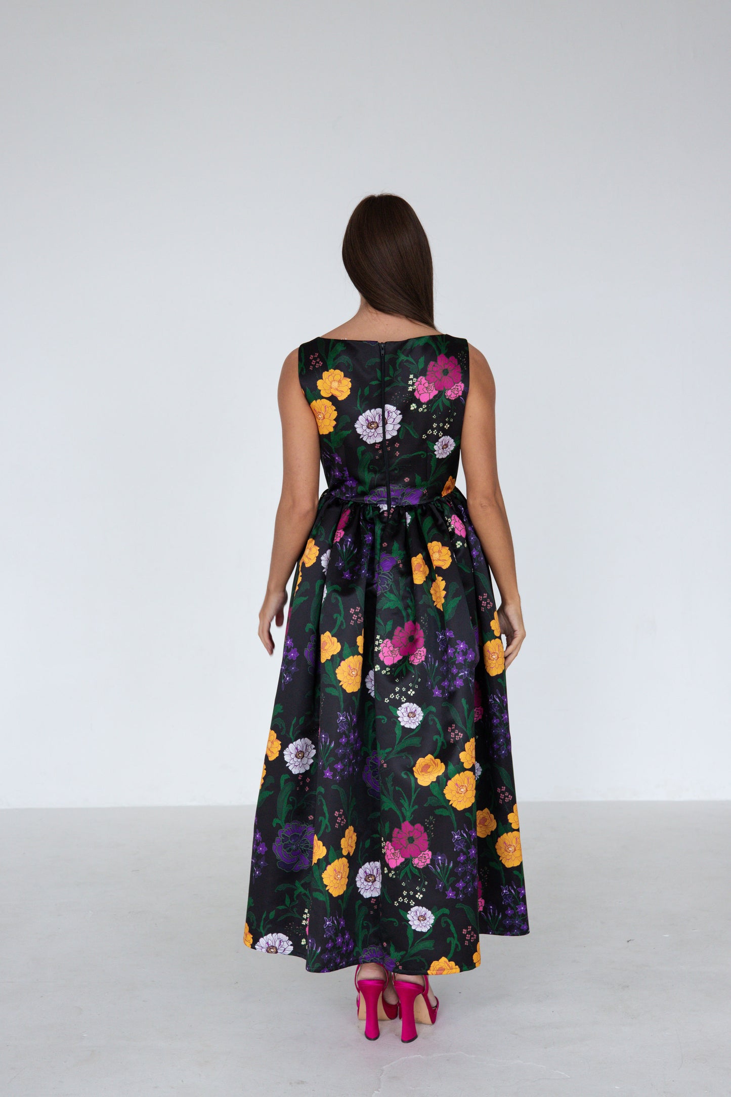 Foxglove Dress in Floral