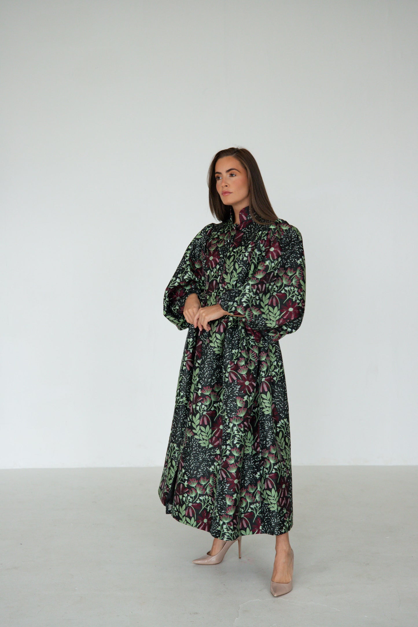 Jacquard Coat Dress