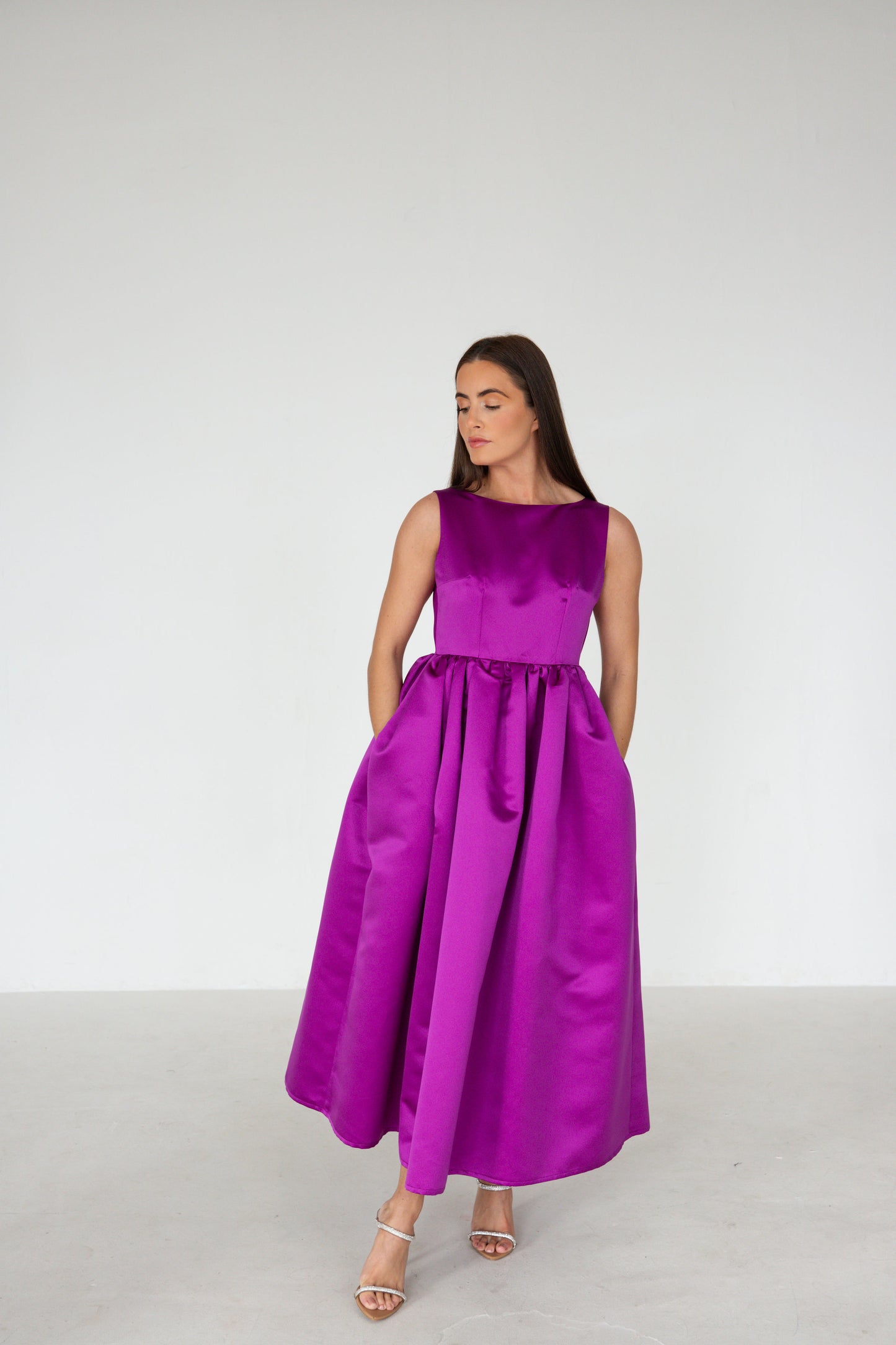 Foxglove Dress in Purple