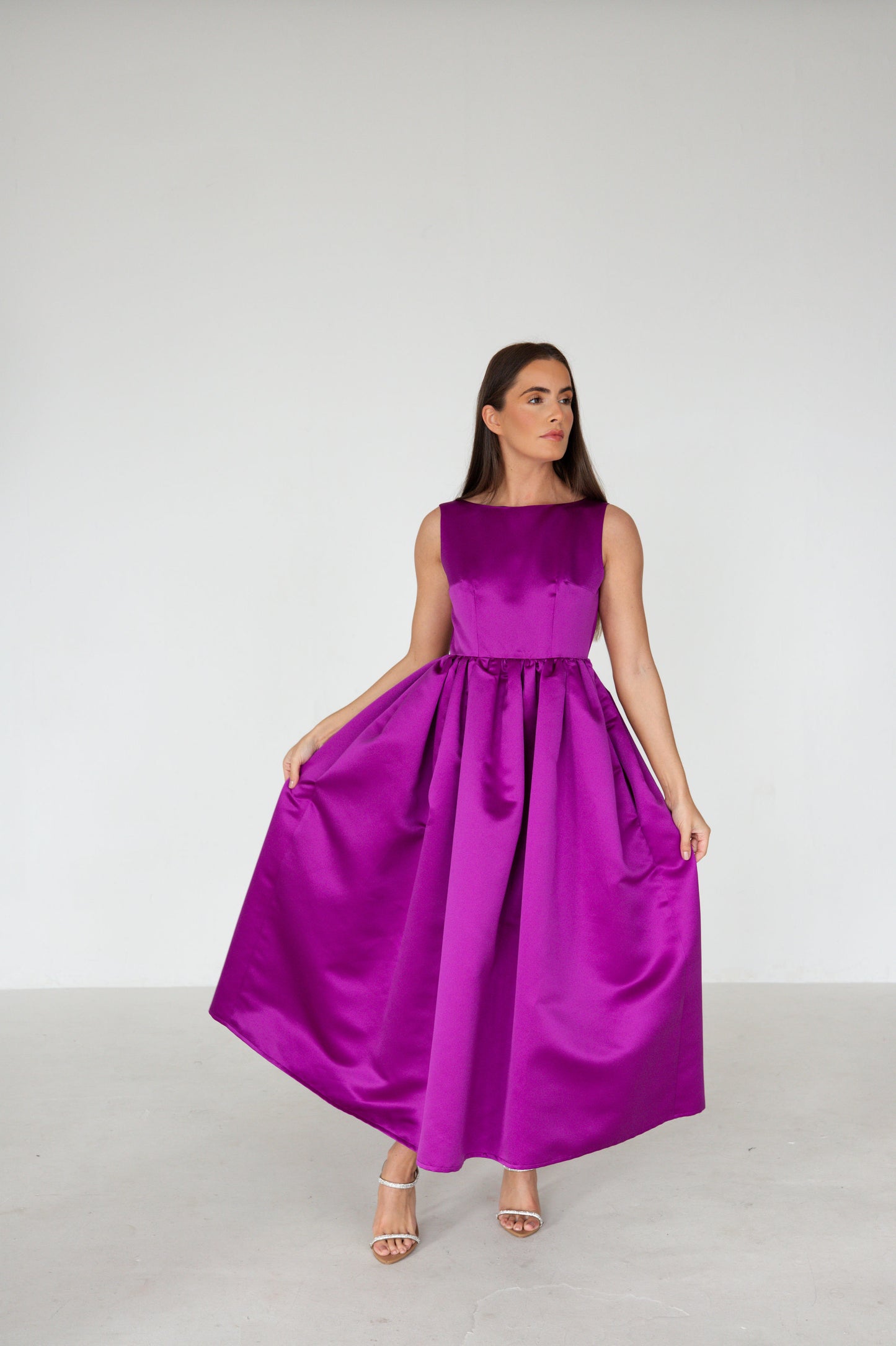 Foxglove Dress in Purple