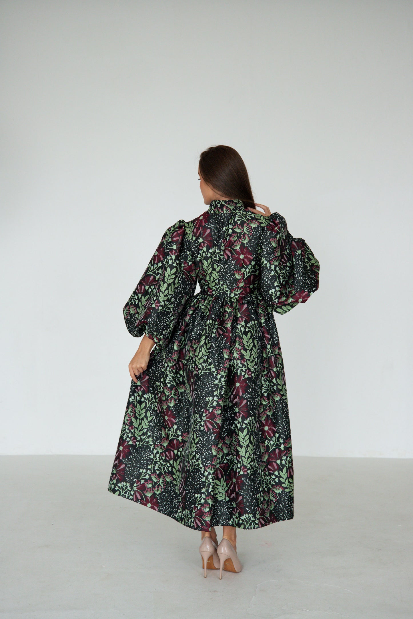 Jacquard Coat Dress