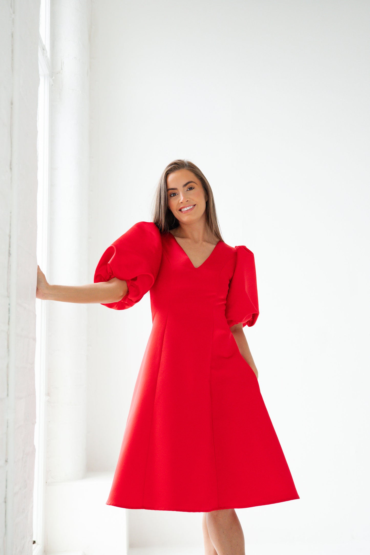 Amalfi Dress in RED