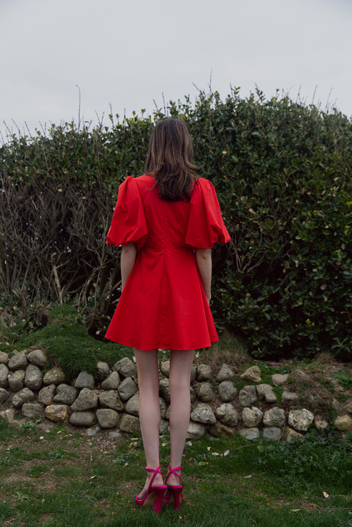 Gallagher Mini Dress in Sky