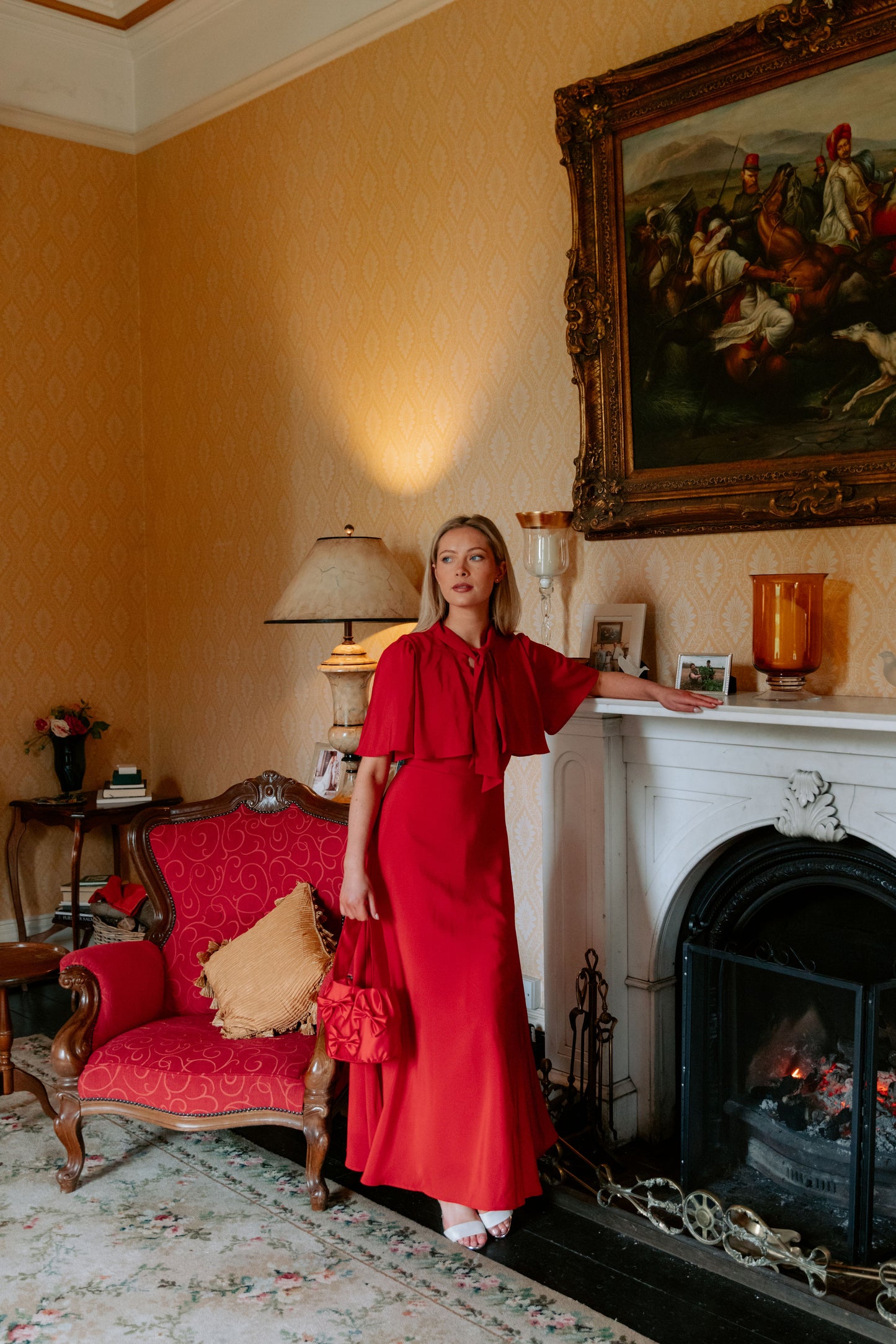 Ann Dress in Red