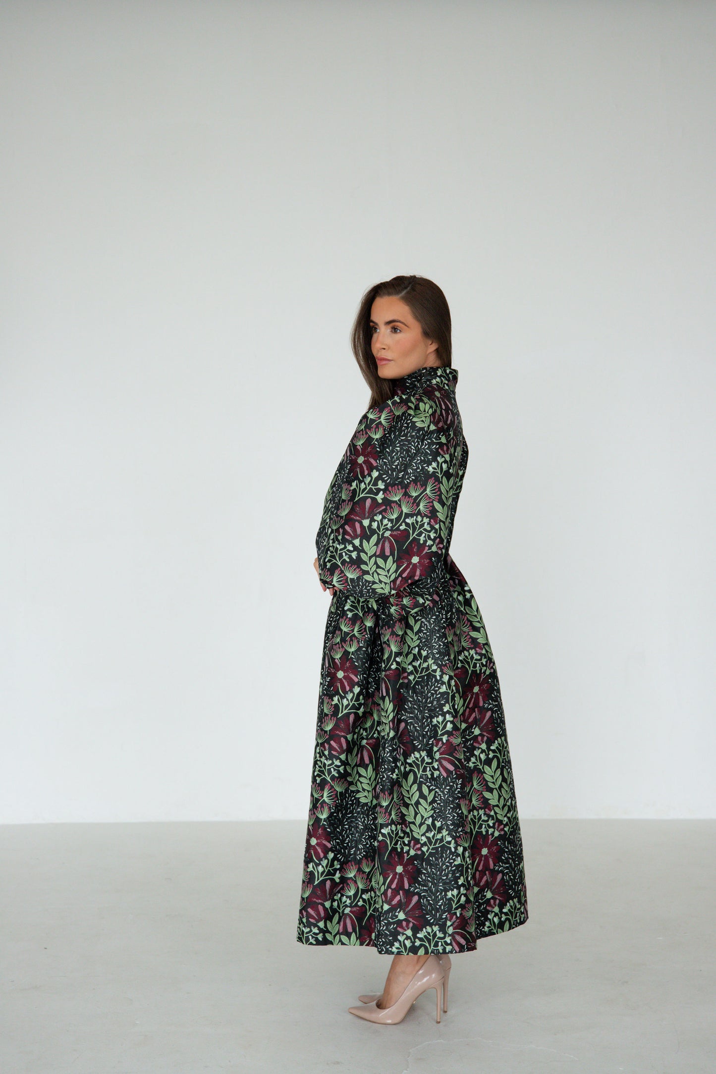 Jacquard Coat Dress