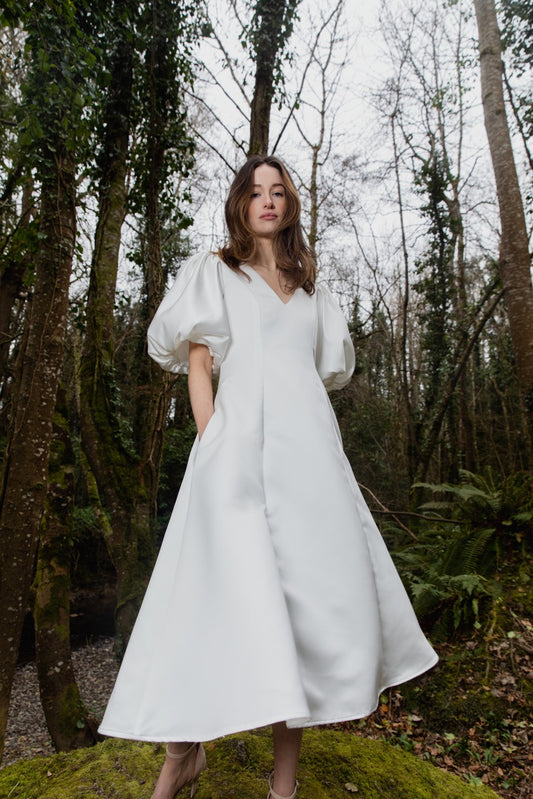 Snowdrop Satin Dress